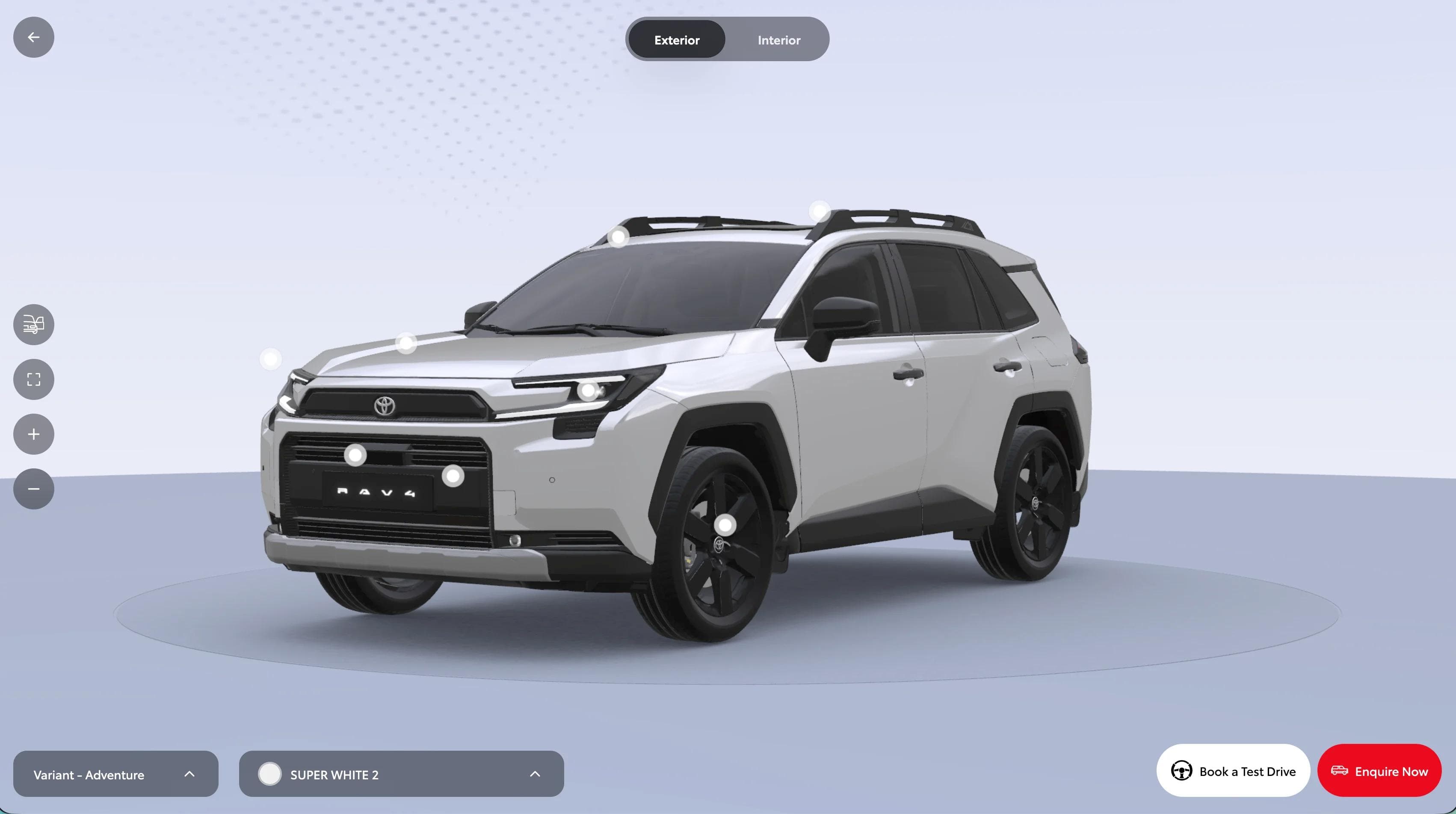 Toyota - Car Configurator preview